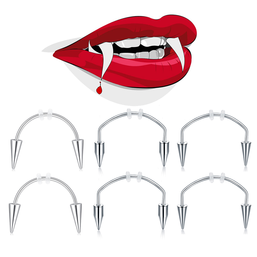 Nail Art Vampire - 2 Chiếc Nụ Cười Xuyên Răng