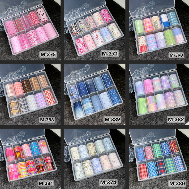 Nail Art Denim - 1 Hộp Laser Trái Tim Móng