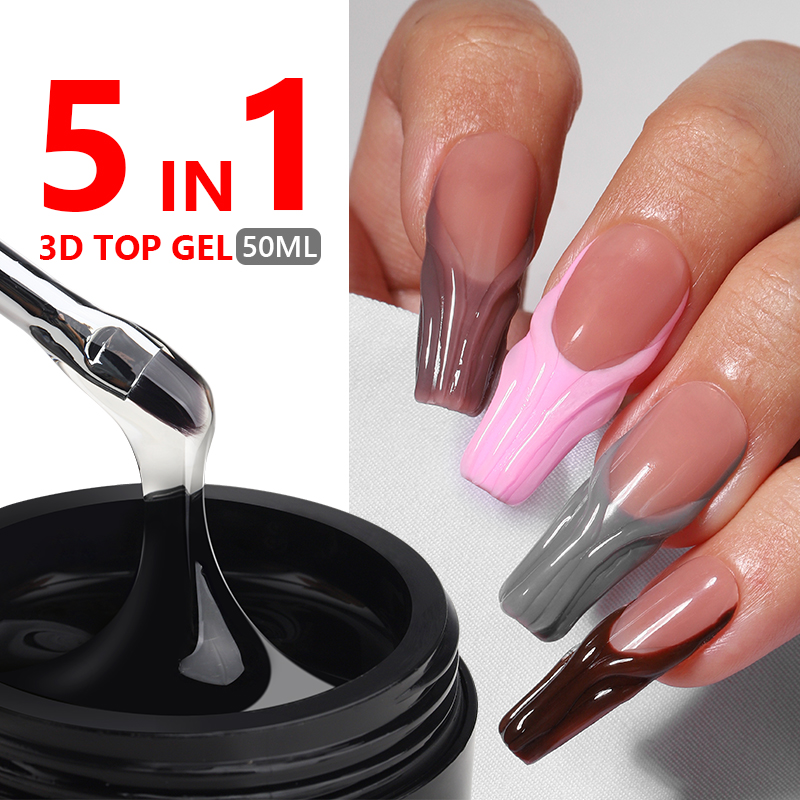 Gel Top Coat - MSHARE 3D Top Coat Gel 50ml