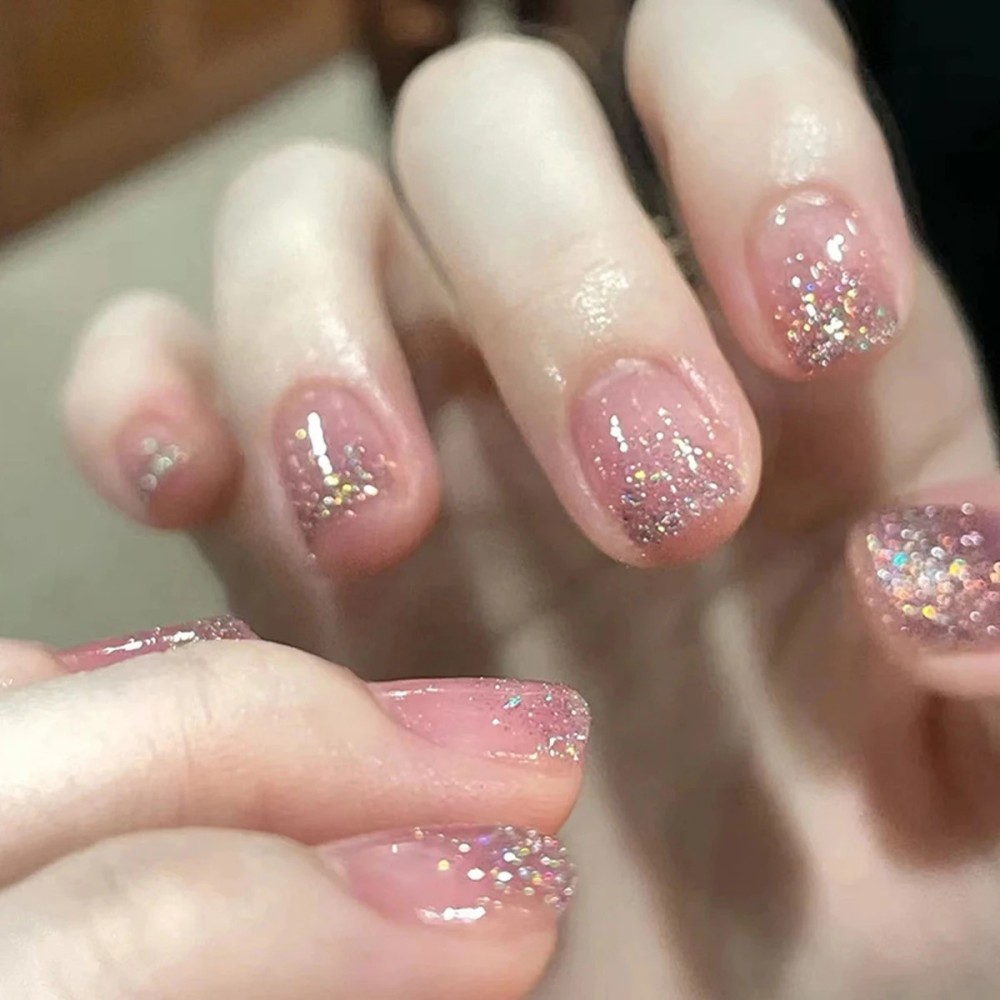 Nail Art Eye Cat - 24pcs Glitter Star Rhinestones Nail Art