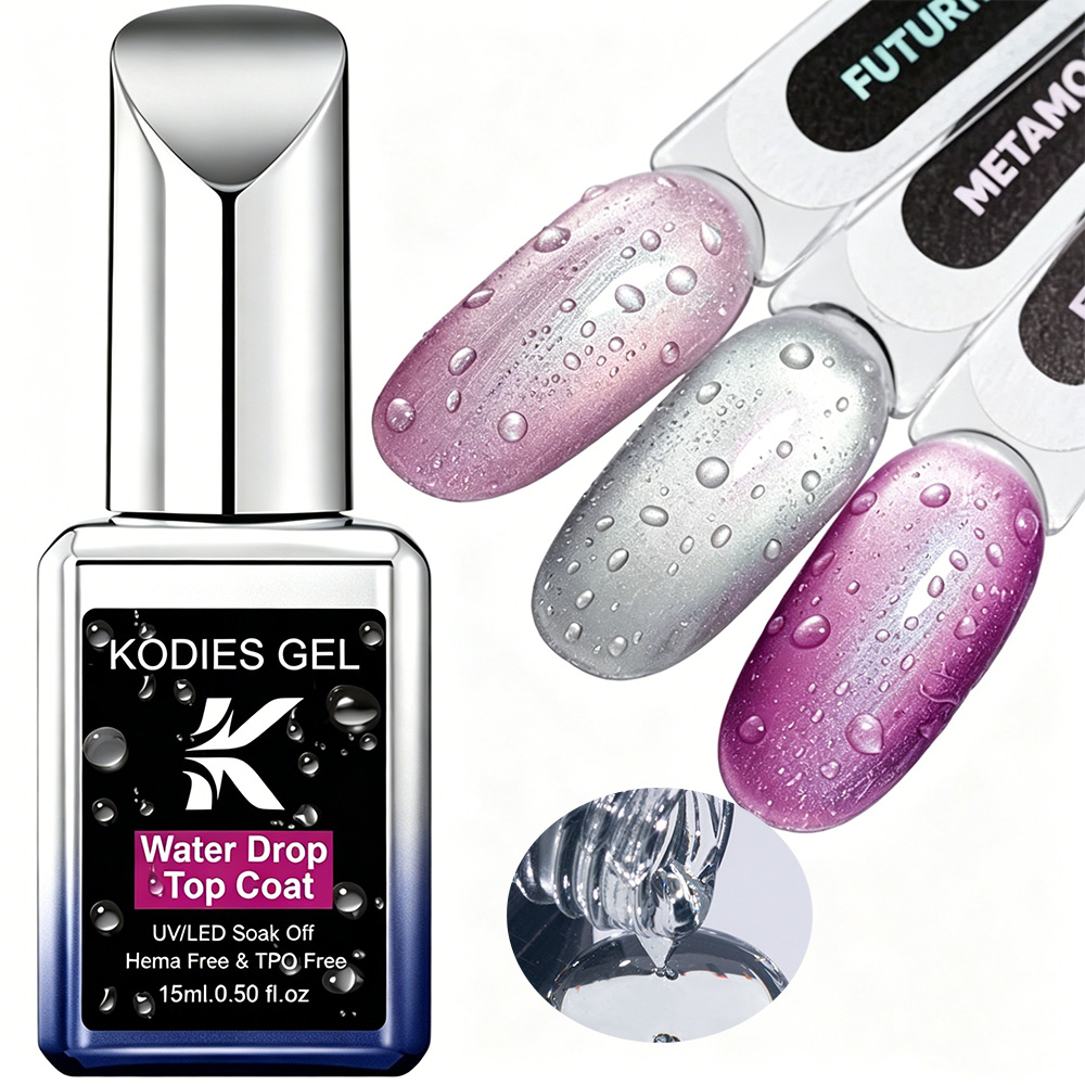 Gel Top Coat - KODIES GEL HEMA/TPO Free Water Drop