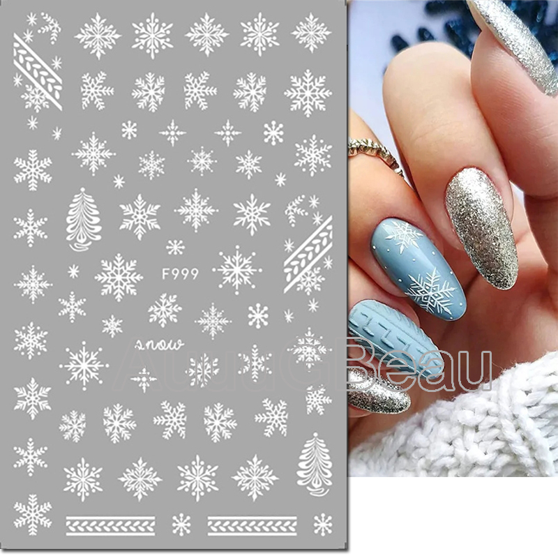 3d Nail Art Stickers Christmas - đánh giá và giá Nail Art Xmas Tree