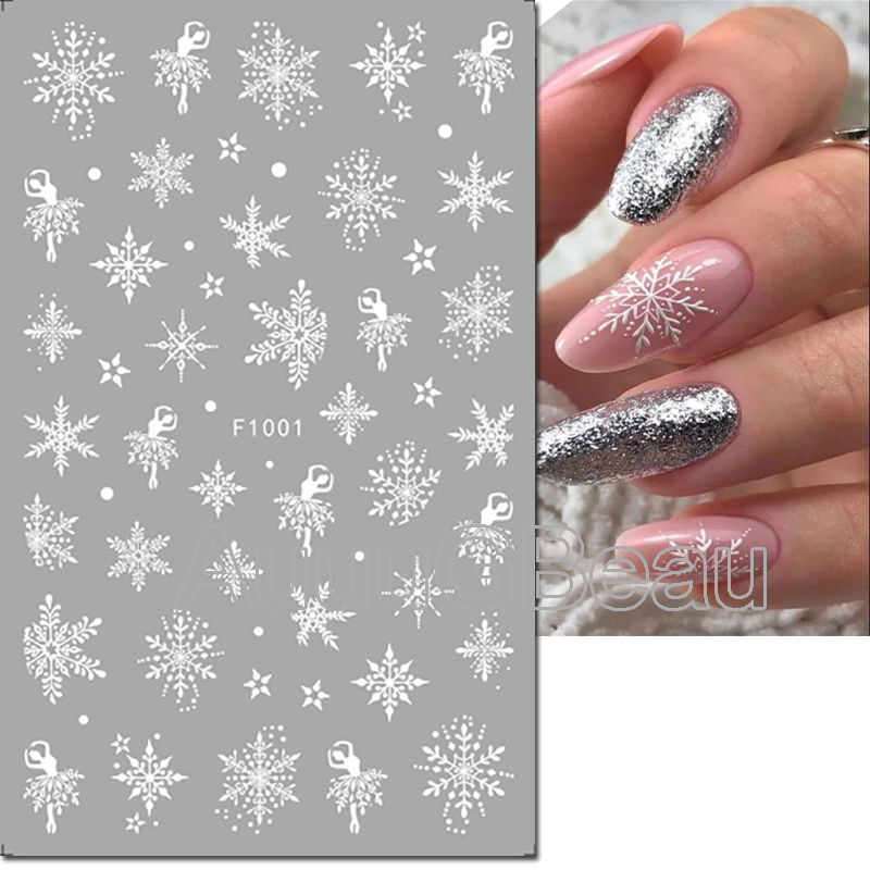 3d Nail Art Stickers Christmas - đánh giá và giá Nail Art Xmas Tree