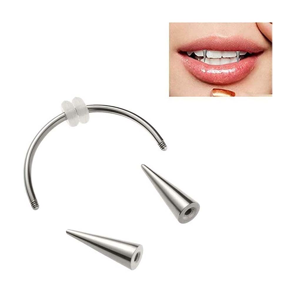 2 Chiếc Nụ Cười Xuyên Răng Hổ  - đánh giá và giá Nail Art Vampire