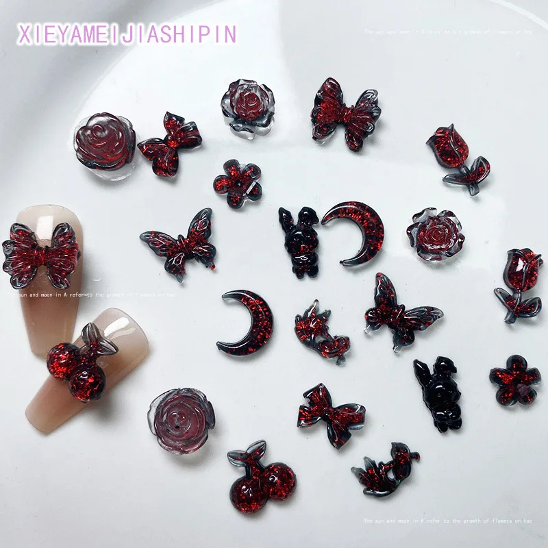 50pcs Vampire Nails Accessorie - đánh giá và giá Nail Art Vampire