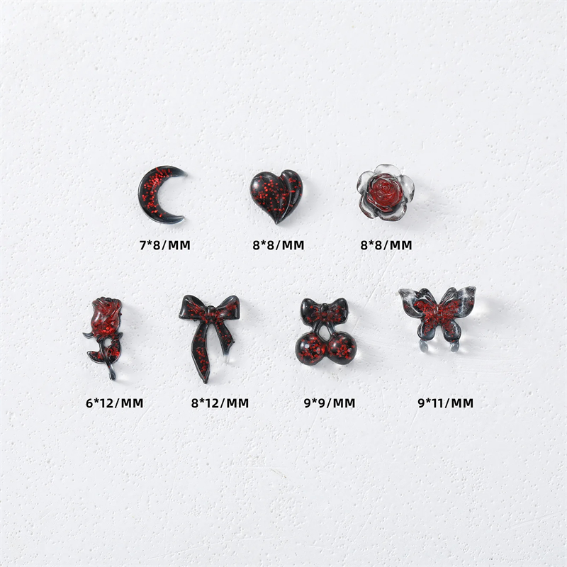 50pcs Vampire Nails Accessorie - đánh giá và giá Nail Art Vampire