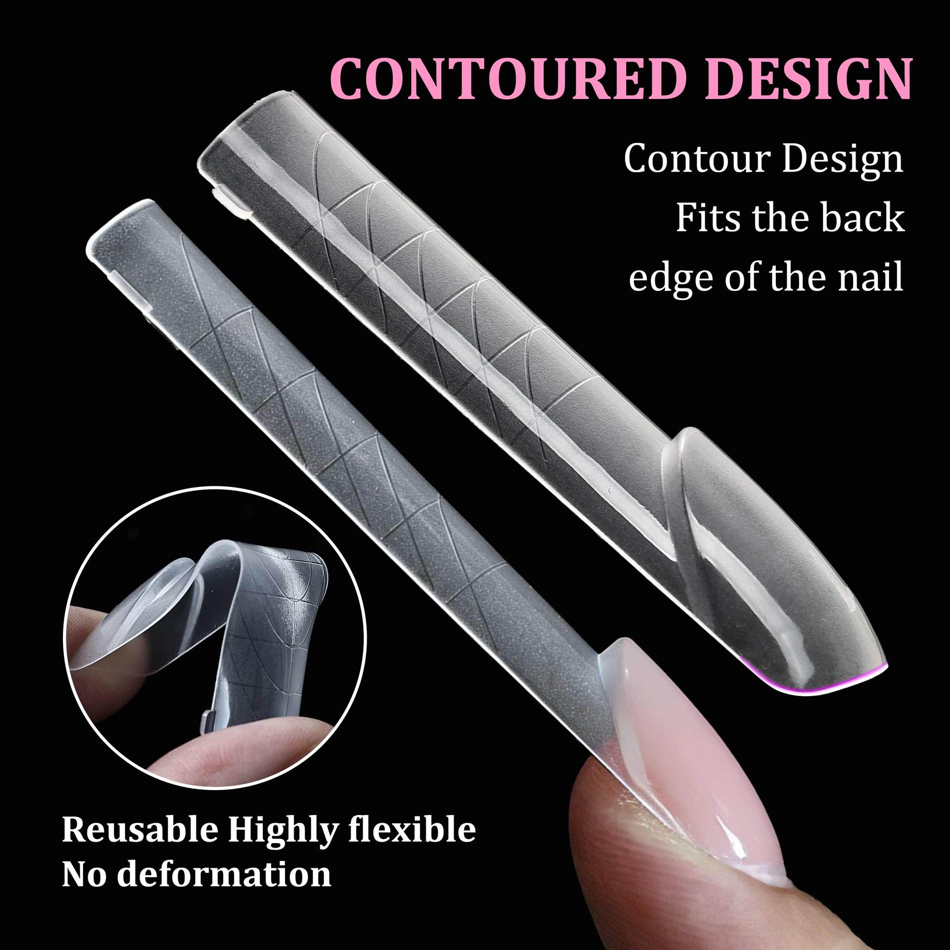 140pcs Flat Edge Nail Extensio - đánh giá và giá Nail Art Denim