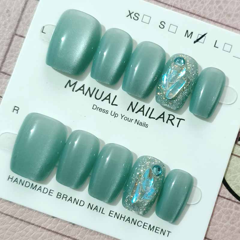 10Pcs Women High-fashion Champ - đánh giá và giá Nail Art Eye Cat