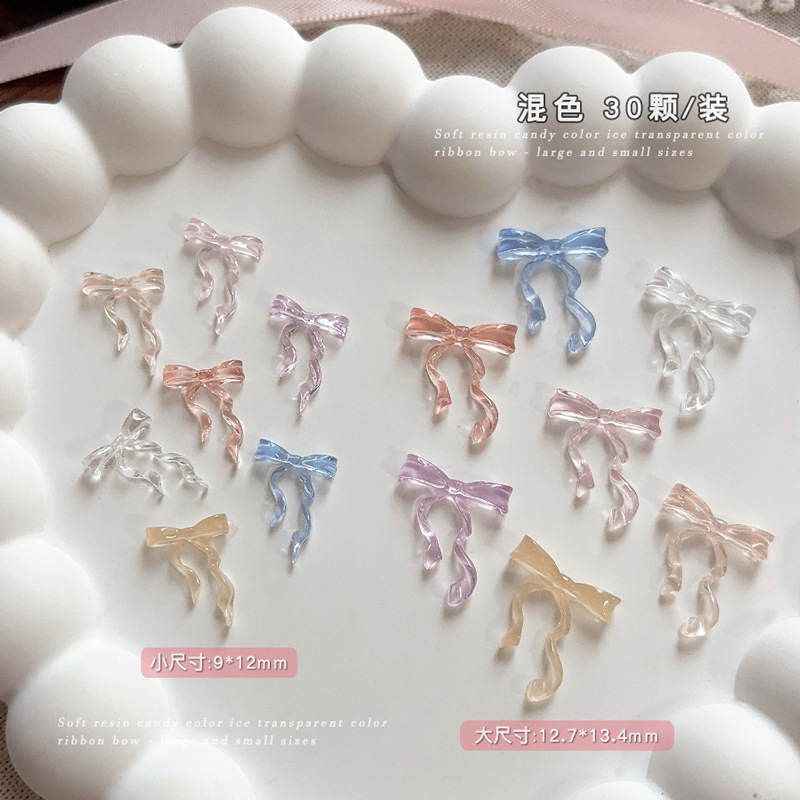 30PCS Fairy Ice Transparent Pi - đánh giá và giá Nail Art Ice Blue