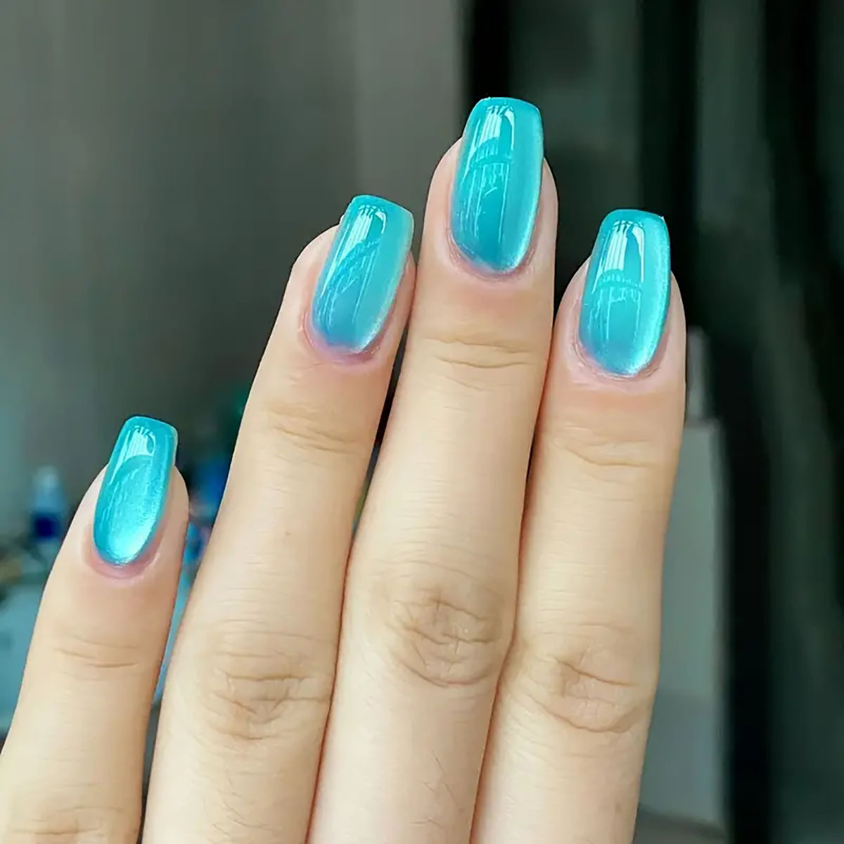 24pcs/30pcs short square balle - đánh giá và giá Nail Art Eye Cat