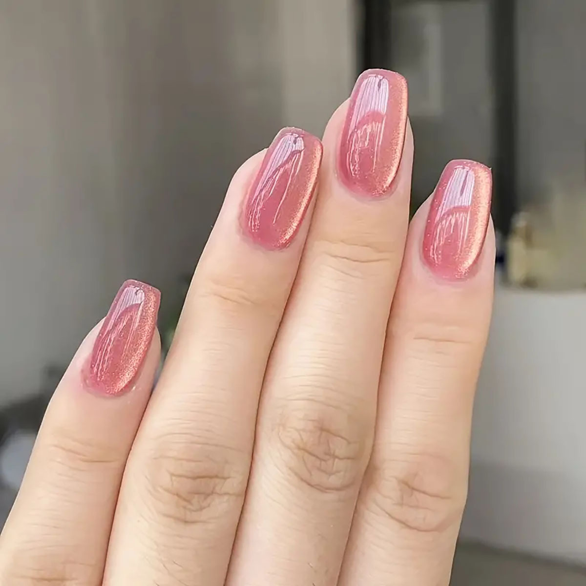 24pcs/30pcs short square balle - đánh giá và giá Nail Art Eye Cat