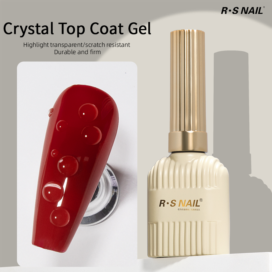 RS NAIL Crystal Top Coat Long  - đánh giá và giá Gel Top Coat