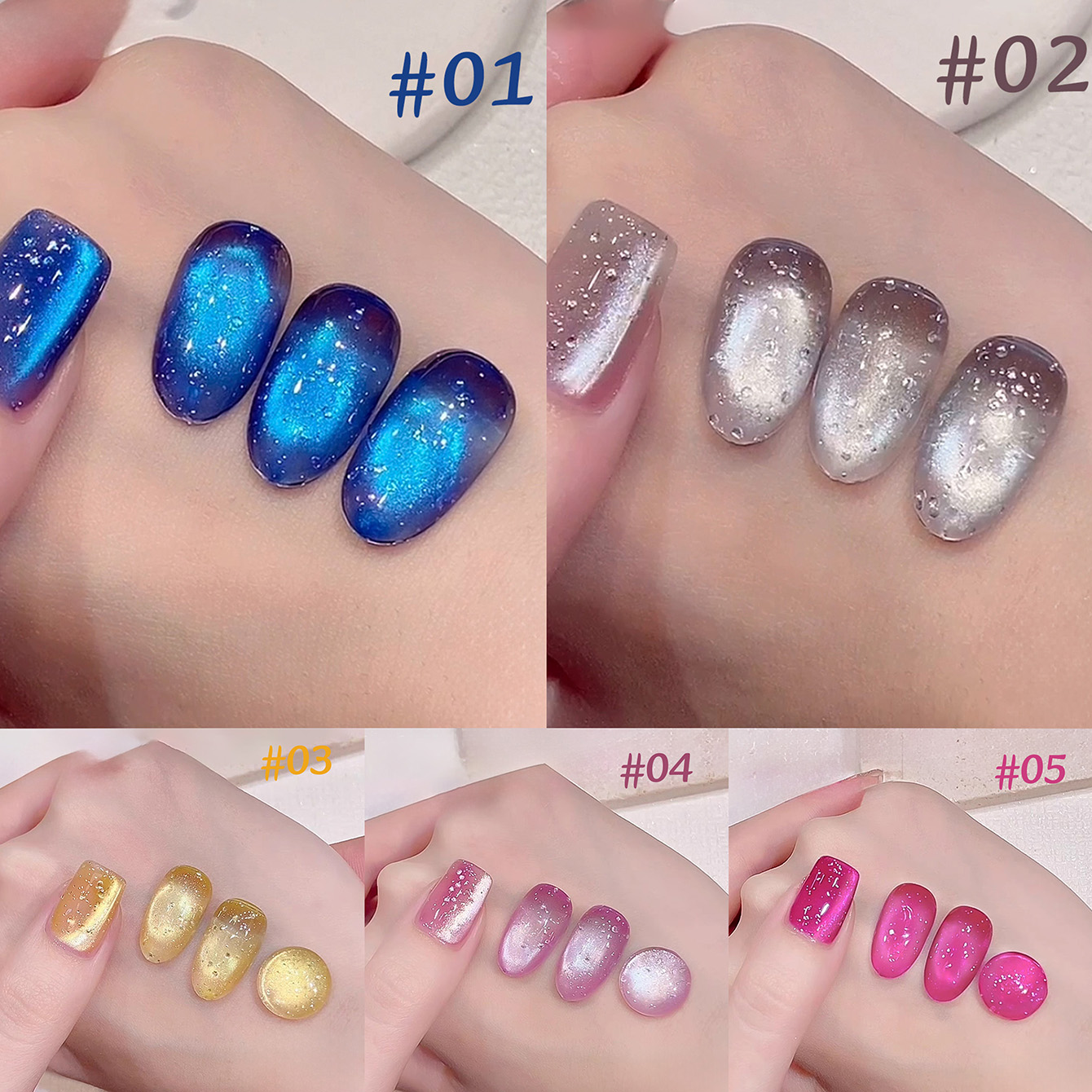 1pcs PSK 2026 Summer New Ocean - đánh giá và giá Nail Art Ice Blue