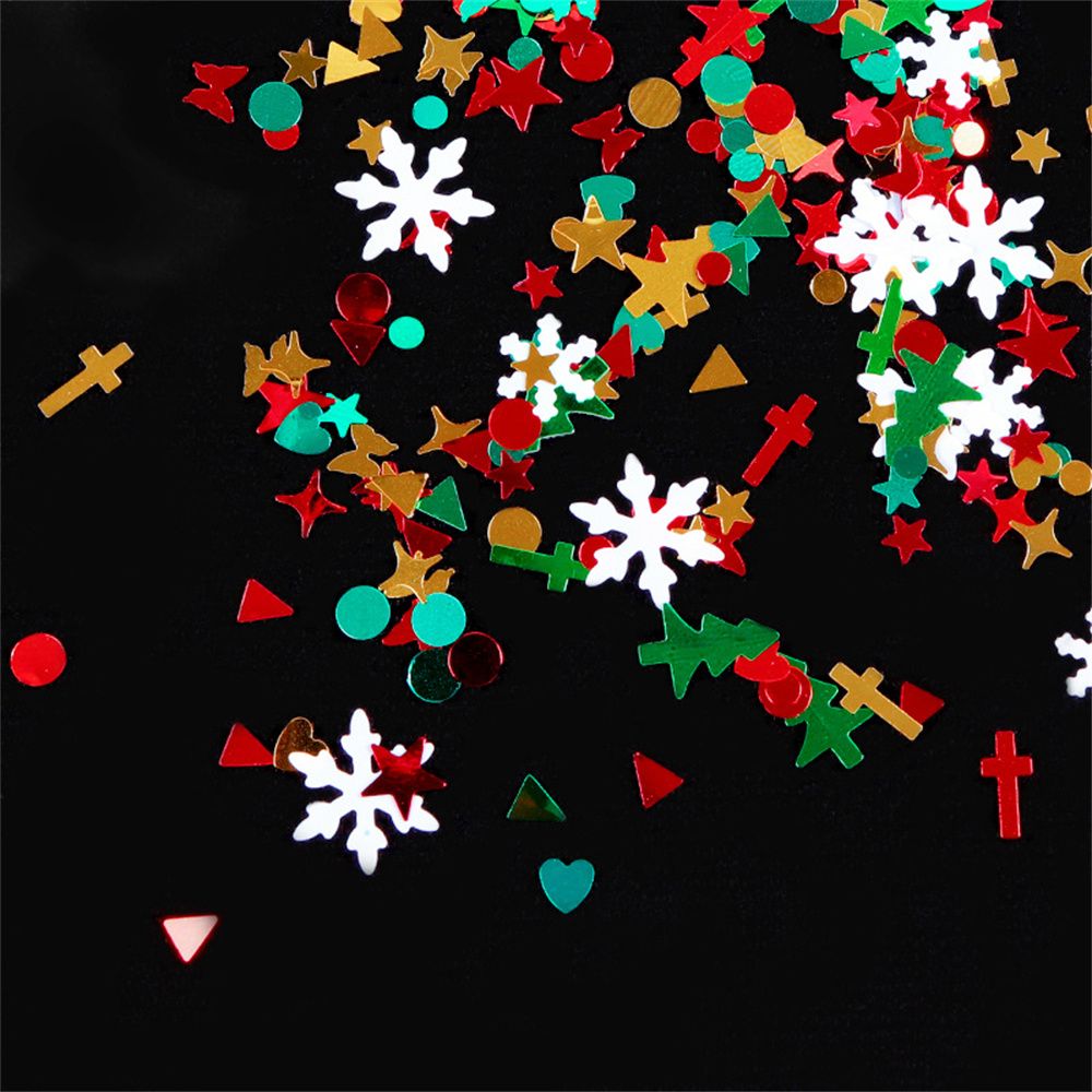 Nail Flakes Metal Slices Thin  - đánh giá và giá Nail Art Xmas Tree