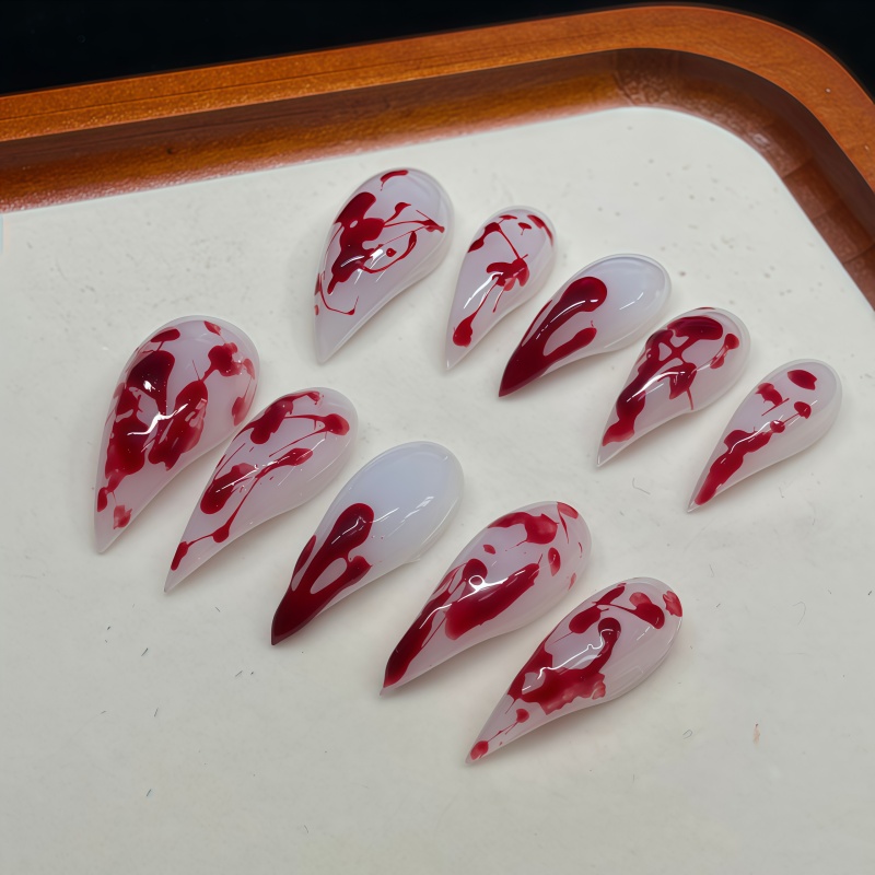2026New 10PCS Handmade Stilett - đánh giá và giá Nail Art Vampire