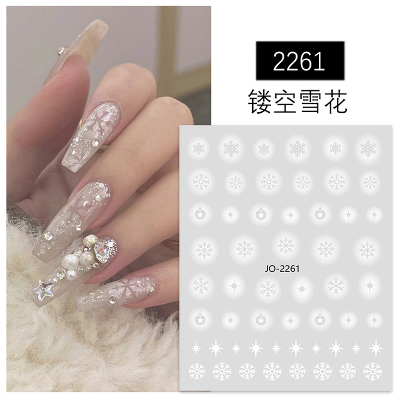 Móng Tay Nghệ Thuật Đề Can Trắ - đánh giá và giá Nail Art Xmas Tree