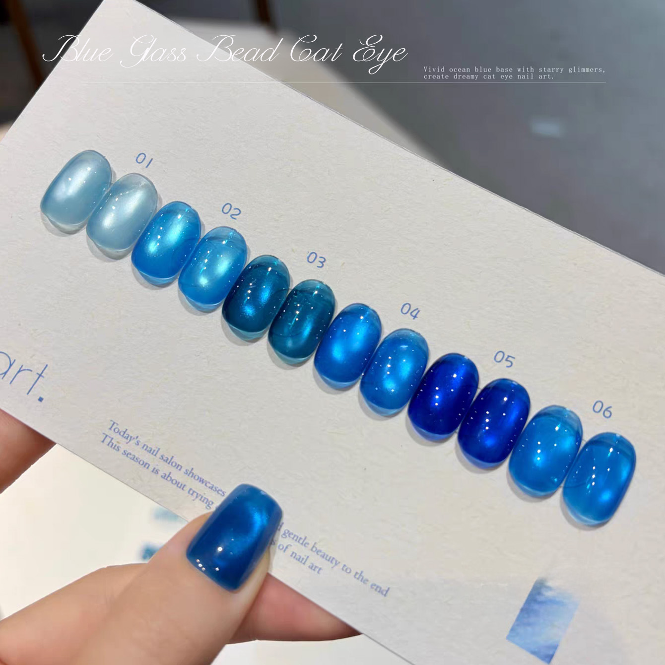 1pcs TC Summer Whitening Blue  - đánh giá và giá Nail Art Ice Blue