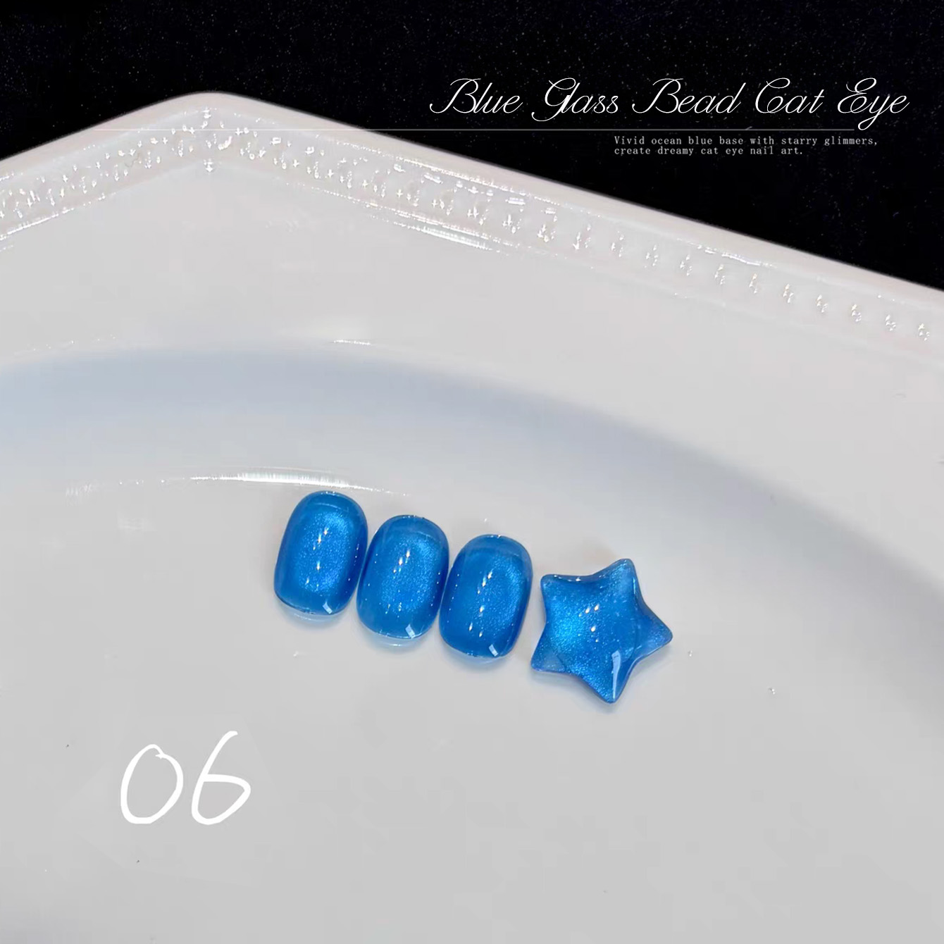 1pcs TC Summer Whitening Blue  - đánh giá và giá Nail Art Ice Blue