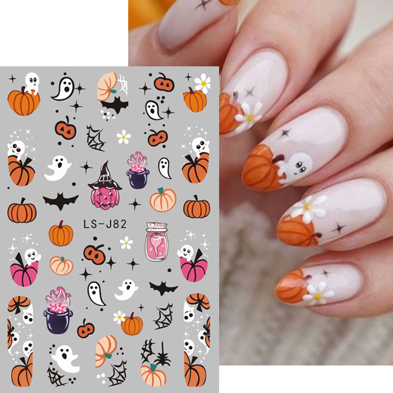 4pcs Halloween Gothic 3D Nail  - đánh giá và giá Nail Art Vampire