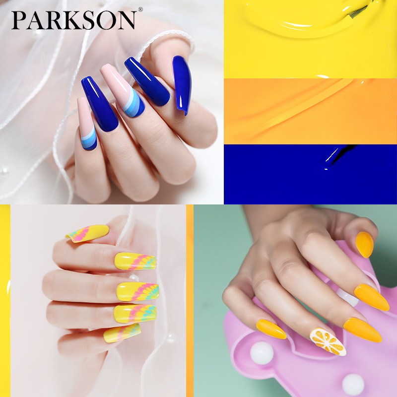 Parkson 15ml Blue Yellow Serie - đánh giá và giá Nail Art Denim