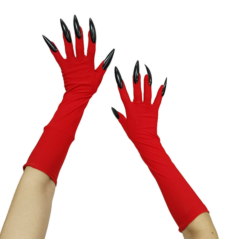 Halloween 40cm Scary Claw Glov - đánh giá và giá Nail Art Vampire