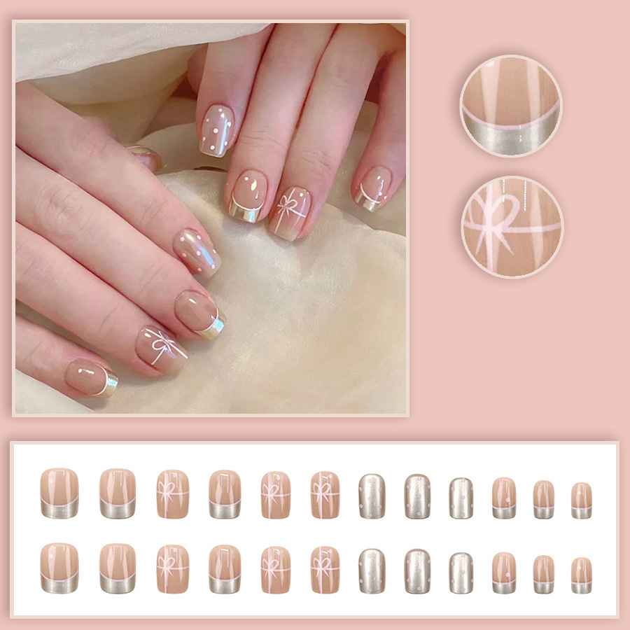 Short Square fake nails for wo - đánh giá và giá Nail Art Red Cherry