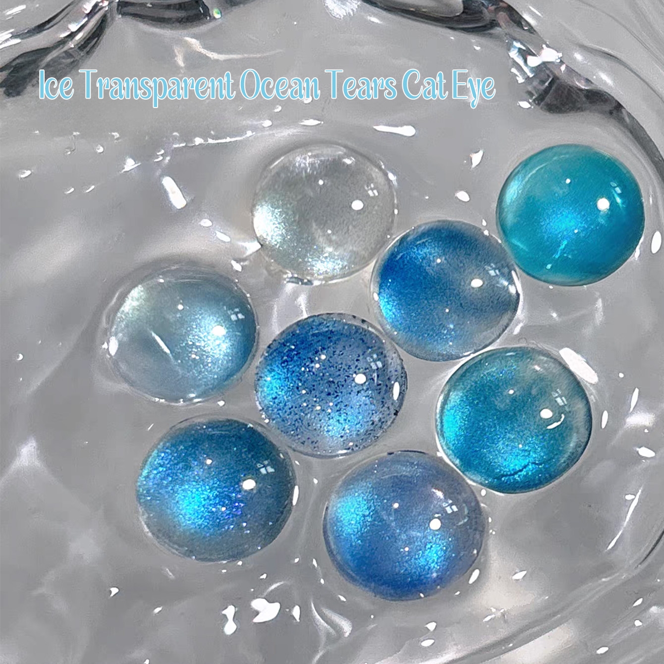SHAKA 1-8pcs Summer Popular Ic - đánh giá và giá Nail Art Ice Blue