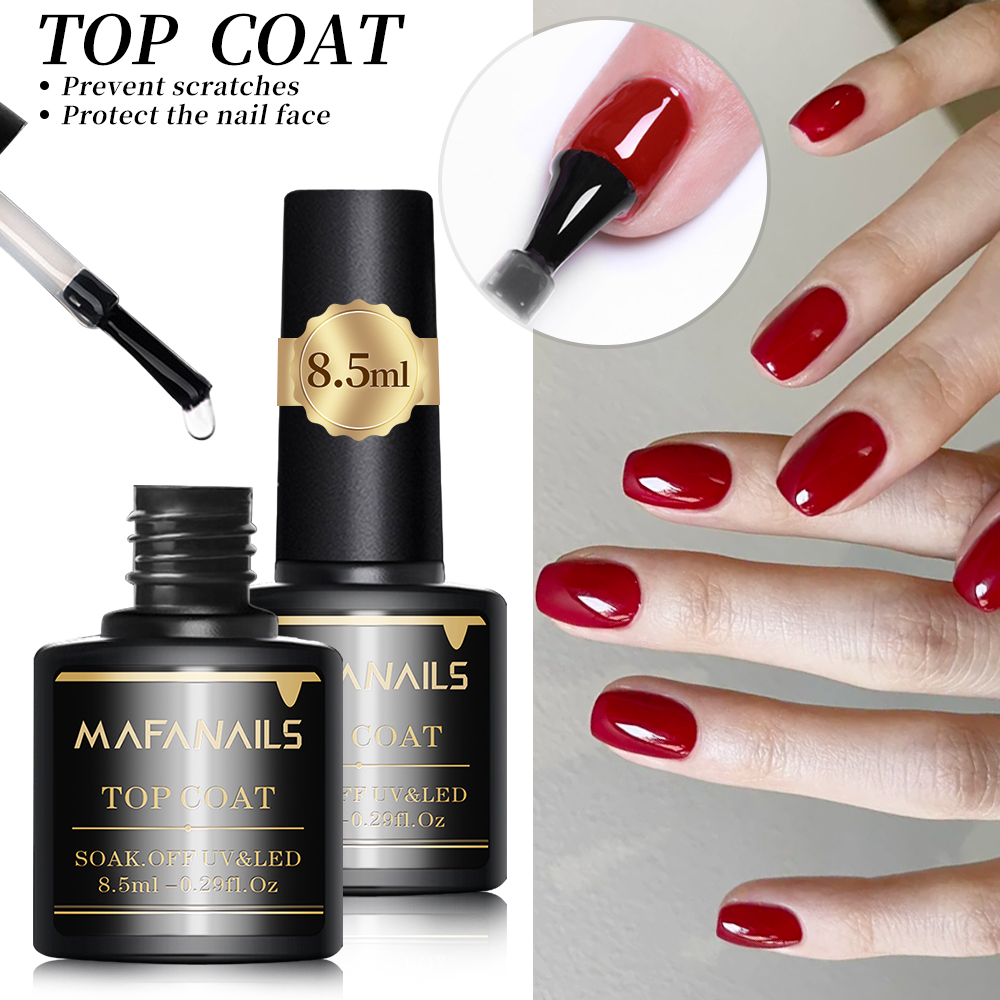 2pcs Clear Gel Top Coat & Base - đánh giá và giá Gel Top Coat