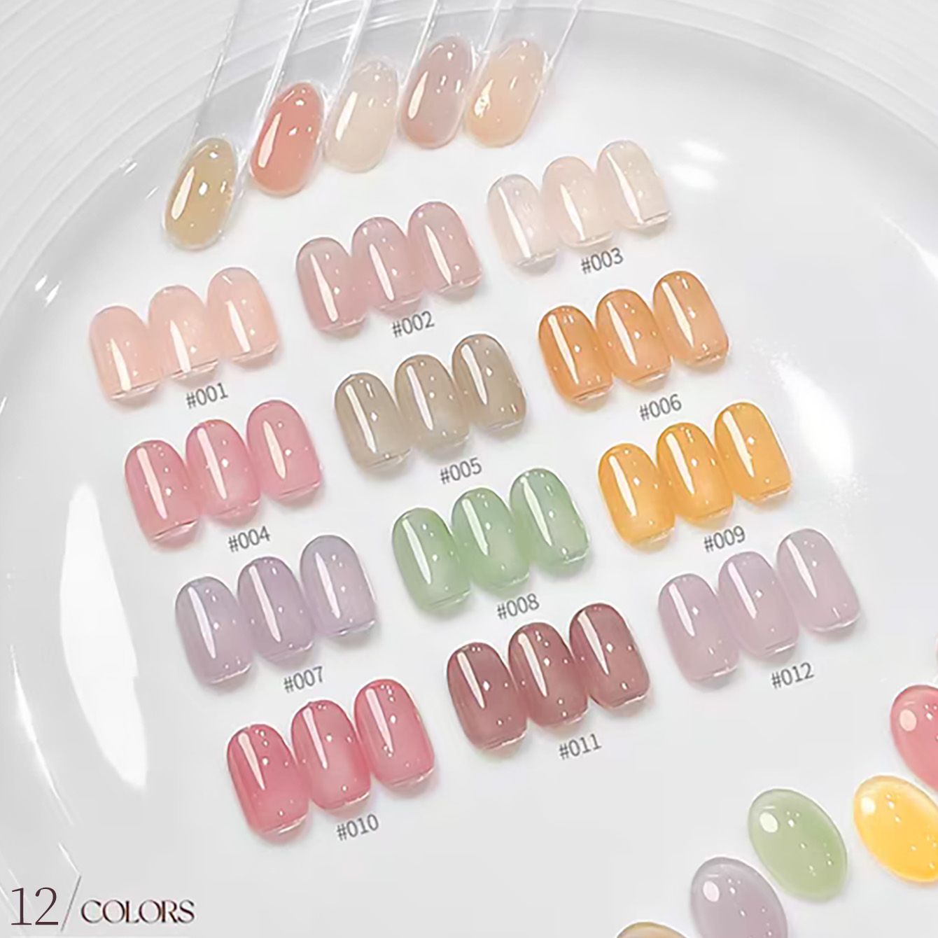 1pcs TC Ice Transparent Gentle - đánh giá và giá Nail Art Ice Blue