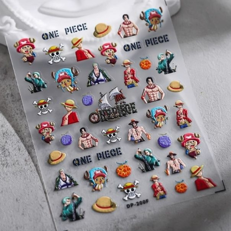 One Piece 2025 New Cartoon Cut - đánh giá và giá Nail Art Zoro One Piece