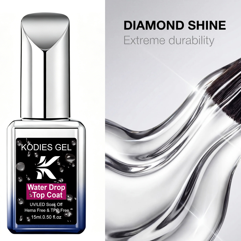 KODIES GEL HEMA/TPO Free Water - đánh giá và giá Gel Top Coat