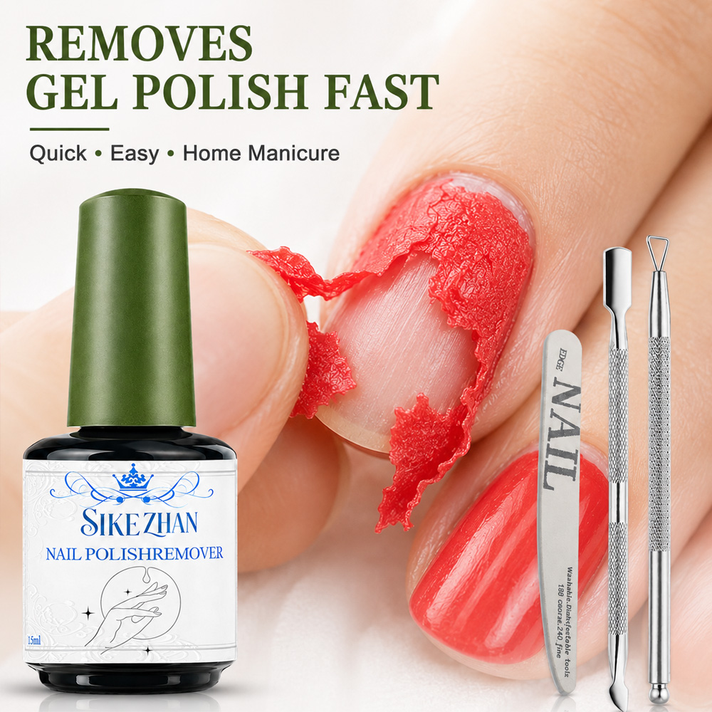 SIKEZHAN Fast Magic Gel Remove - đánh giá và giá Gel Top Coat